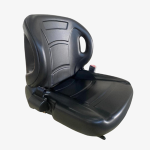 banco operador empilhadeira com trilho, cinto e reclinável