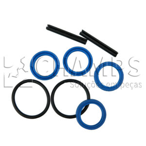 KIT VEDACAO CILINDRO DESLOCADOR (haste 25mm)