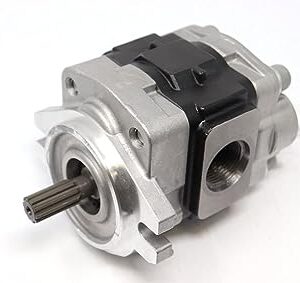 BOMBA HIDRÁULICA 10 ESTRIAS HORÁRIA PORTICOS LATERAIS ROSCADOS NISSAN K25