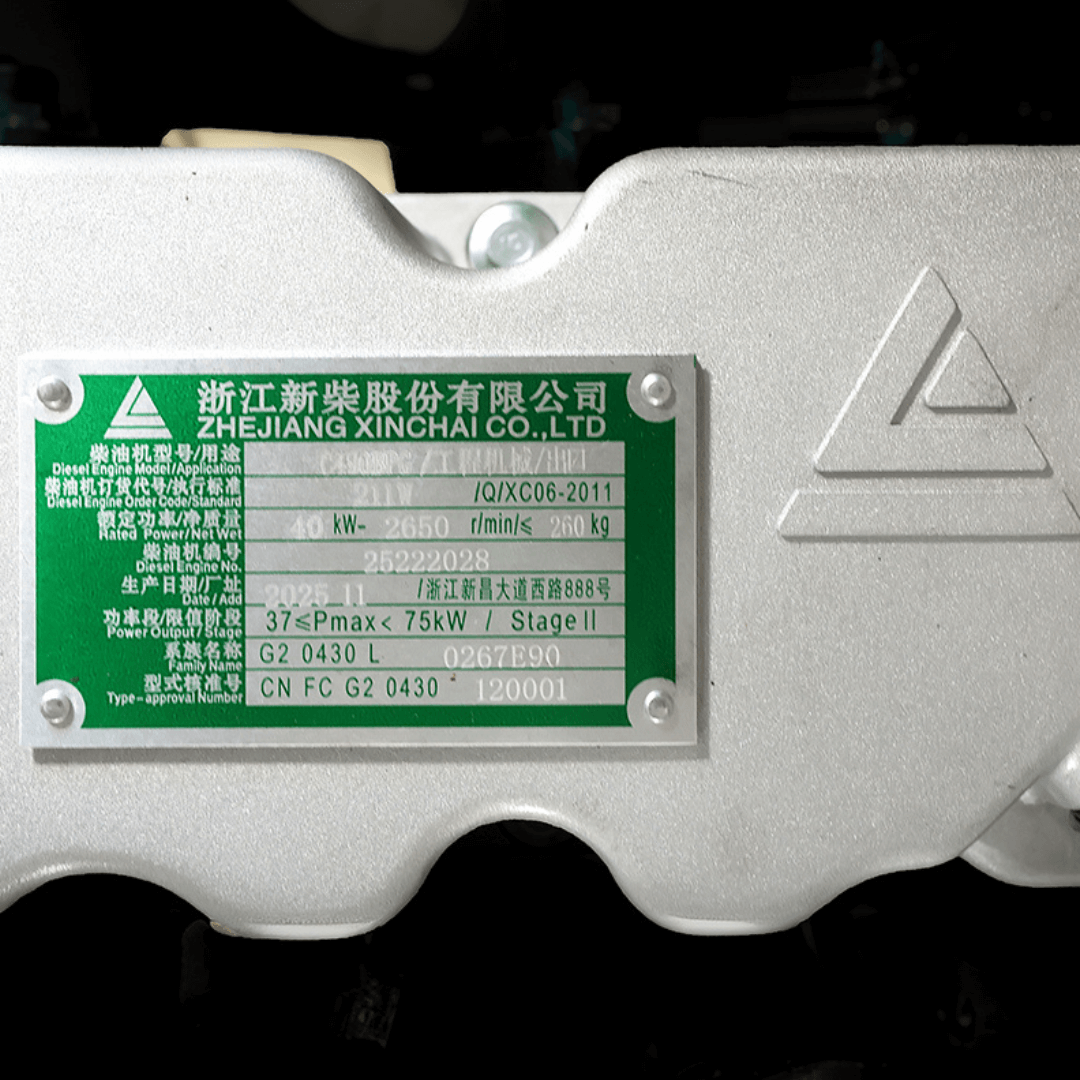 motor xinchai c490bpg 40kw / 54cv (completo)