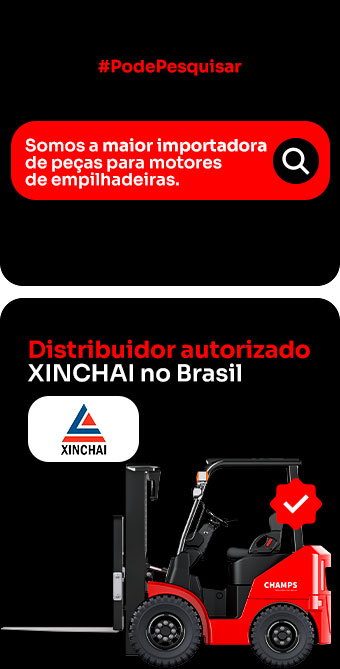 Champs: distribuidor autorizado Xinchai no Brasil