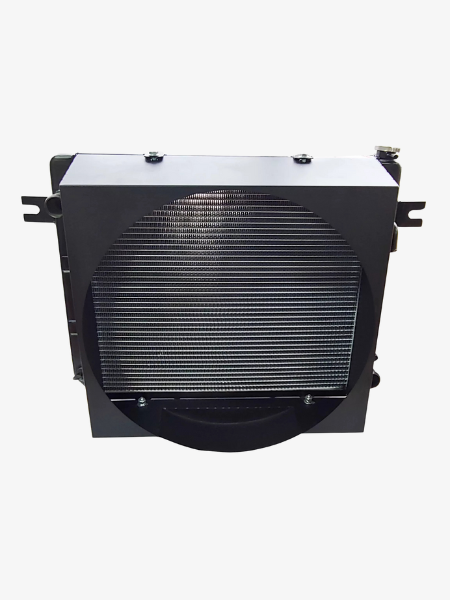 radiador dagua motor mitsubishi 4g64 empilhadeira still clx/baoli 2.0 3.5t (com defletor)