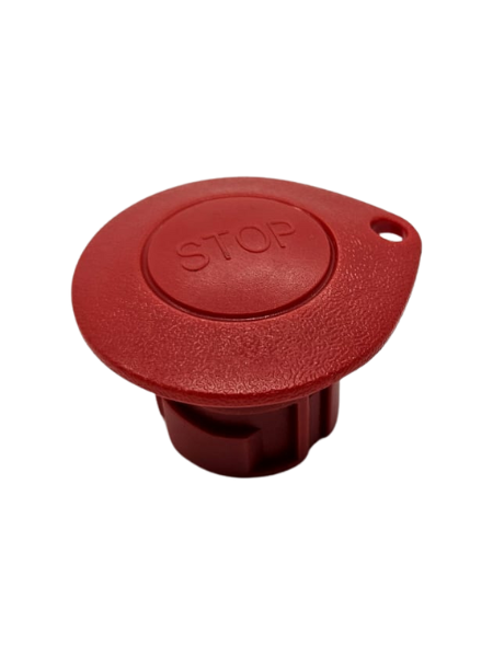 botão chave emergência paleteira elétrica